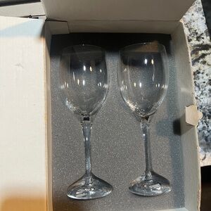 NIB 6 Orrefors Illusion 8.25" Goblet-Nils Landberg. New in original packaging.